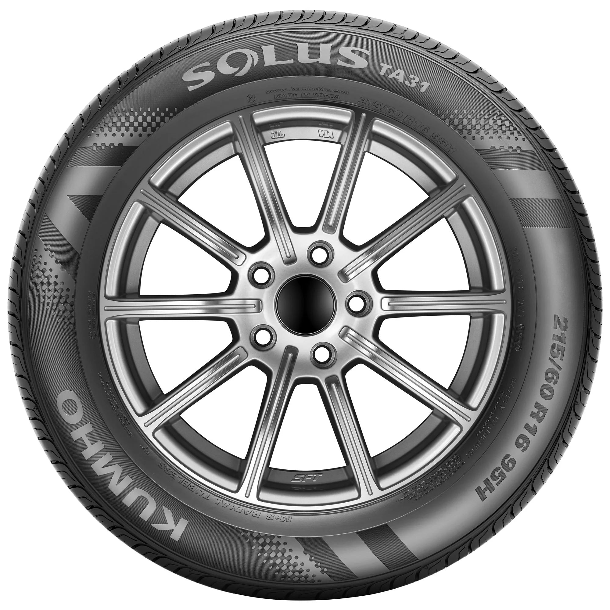 245/50R20 Kumho Solus TA31 All Season 102V Passenger Tire - Gun Hill Tire House (WTW - WHOLESALE TIRES & WHEELS)