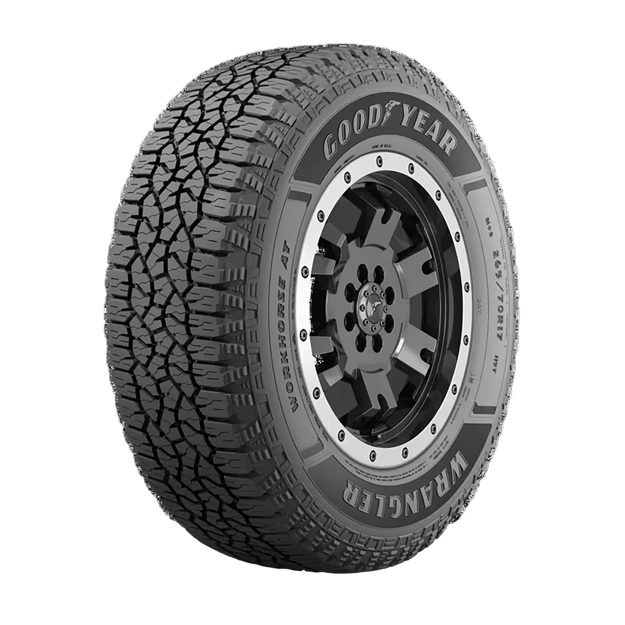 LT225/75R16 Goodyear Wrangler Workhorse at All Terrain 115/112R E Light Truck Tire - Gun Hill Tire House (WTW - WHOLESALE TIRES & WHEELS)