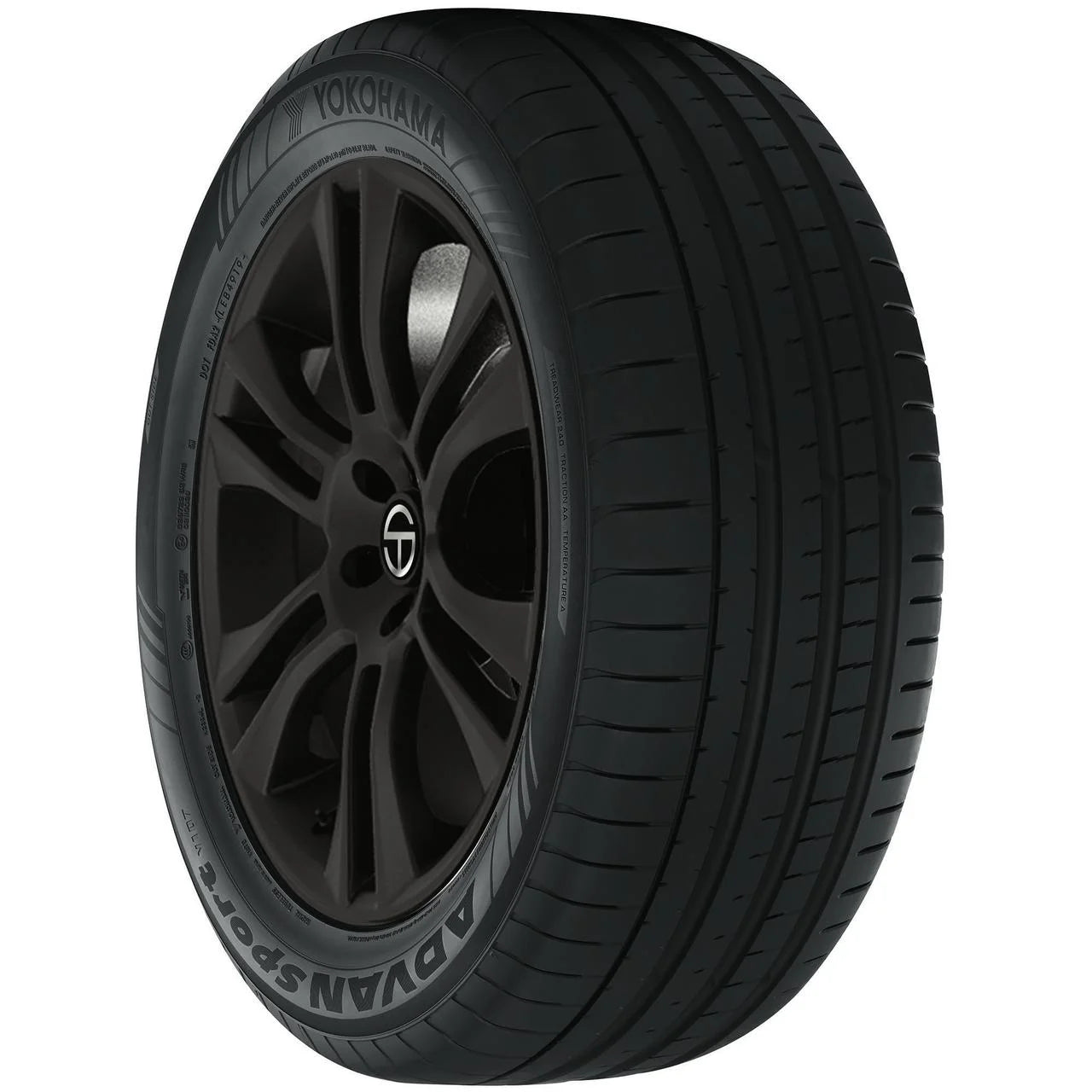 255/40ZR18 Yokohama Advan Sport V107 UHP 99Y XL Passenger Tire - Gun Hill Tire House (WTW - WHOLESALE TIRES & WHEELS)