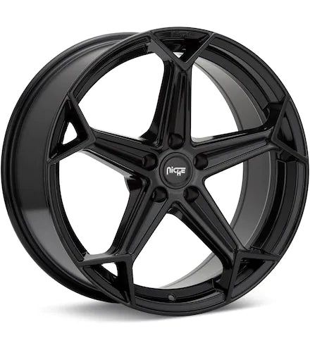 NICHE ROAD WHEELS ARROW GLOSS BLACK PAINTED - Gun Hill Tire House (WTW - WHOLESALE TIRES & WHEELS)