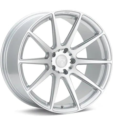 NICHE ROAD WHEELS ESSEN SILVER MACHINED W/CLEARCOAT - Gun Hill Tire House (WTW - WHOLESALE TIRES & WHEELS)