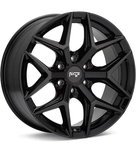 NICHE ROAD WHEELS VICE SUV GLOSS BLACK PAINTED - Gun Hill Tire House (WTW - WHOLESALE TIRES & WHEELS)