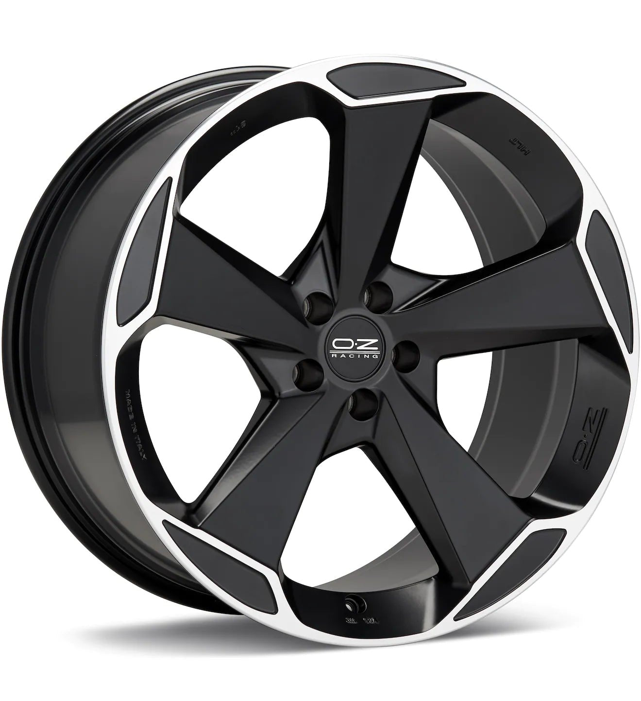 O.Z. ASPEN HLT MACHINED W/BLACK ACCENT - Gun Hill Tire House (WTW - WHOLESALE TIRES & WHEELS)