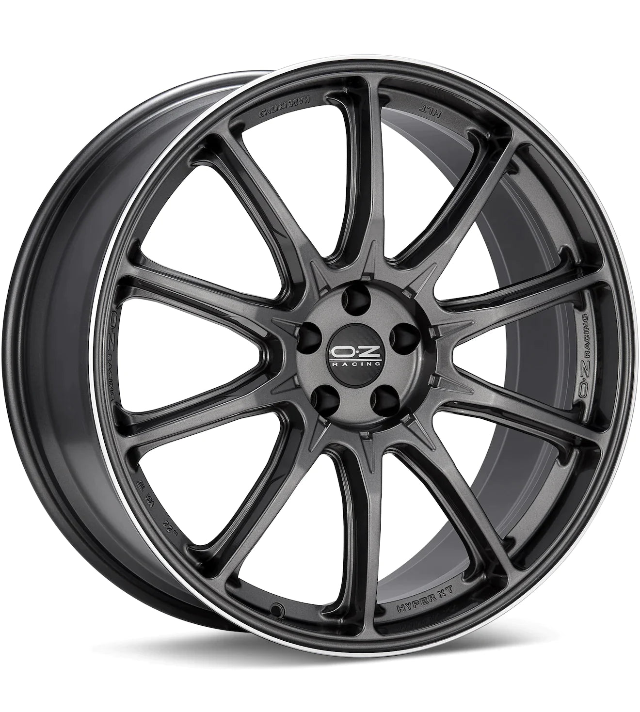 O.Z. HYPER XT HLT MACHINED W/GLOSS BLACK ACCENT - Gun Hill Tire House (WTW - WHOLESALE TIRES & WHEELS)