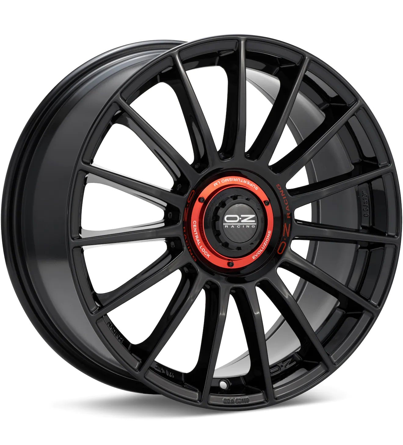 O.Z. SUPERTURISMO EVOLUZIONE GLOSS BLACK PAINTED - Gun Hill Tire House (WTW - WHOLESALE TIRES & WHEELS)