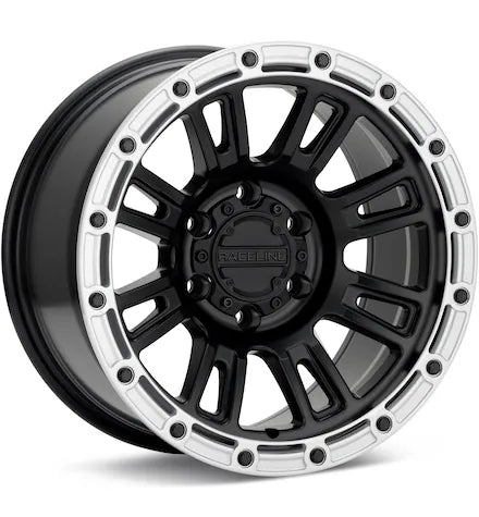 RACELINE COMPASS SATIN BLACK PAINTED - Gun Hill Tire House (WTW - WHOLESALE TIRES & WHEELS)