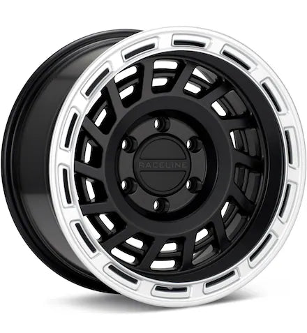 RACELINE HALO SATIN BLACK PAINTED - Gun Hill Tire House (WTW - WHOLESALE TIRES & WHEELS)