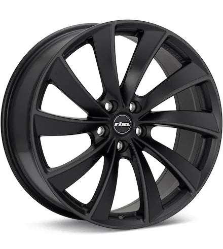 RIAL LUGANO OE CAP BLACK PAINTED - Gun Hill Tire House (WTW - WHOLESALE TIRES & WHEELS)