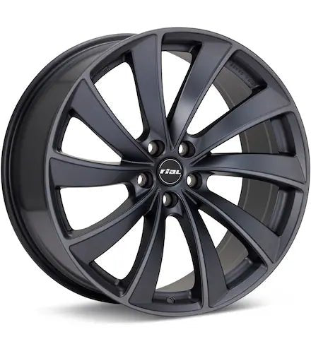 RIAL LUGANO OE CAP BLACK PAINTED - Gun Hill Tire House (WTW - WHOLESALE TIRES & WHEELS)