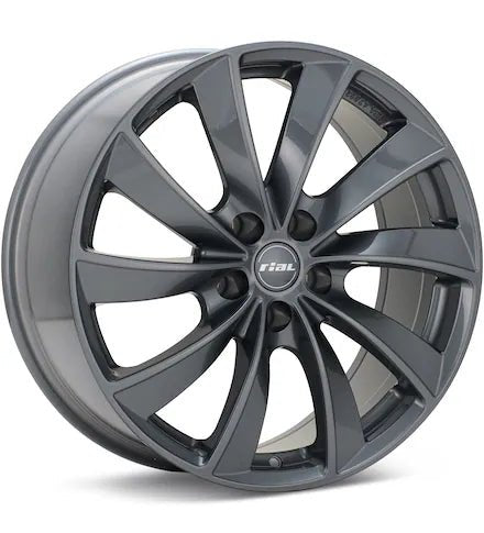 RIAL LUGANO OE CAP BLACK PAINTED - Gun Hill Tire House (WTW - WHOLESALE TIRES & WHEELS)