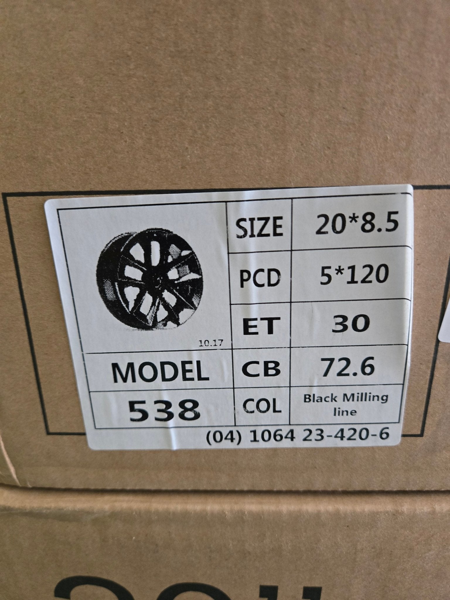 OE - 538 909M 20X8.5 5X120 BLACK MACHINED MILLED SPOKES - Gun Hill Tire House (WTW - WHOLESALE TIRES & WHEELS)