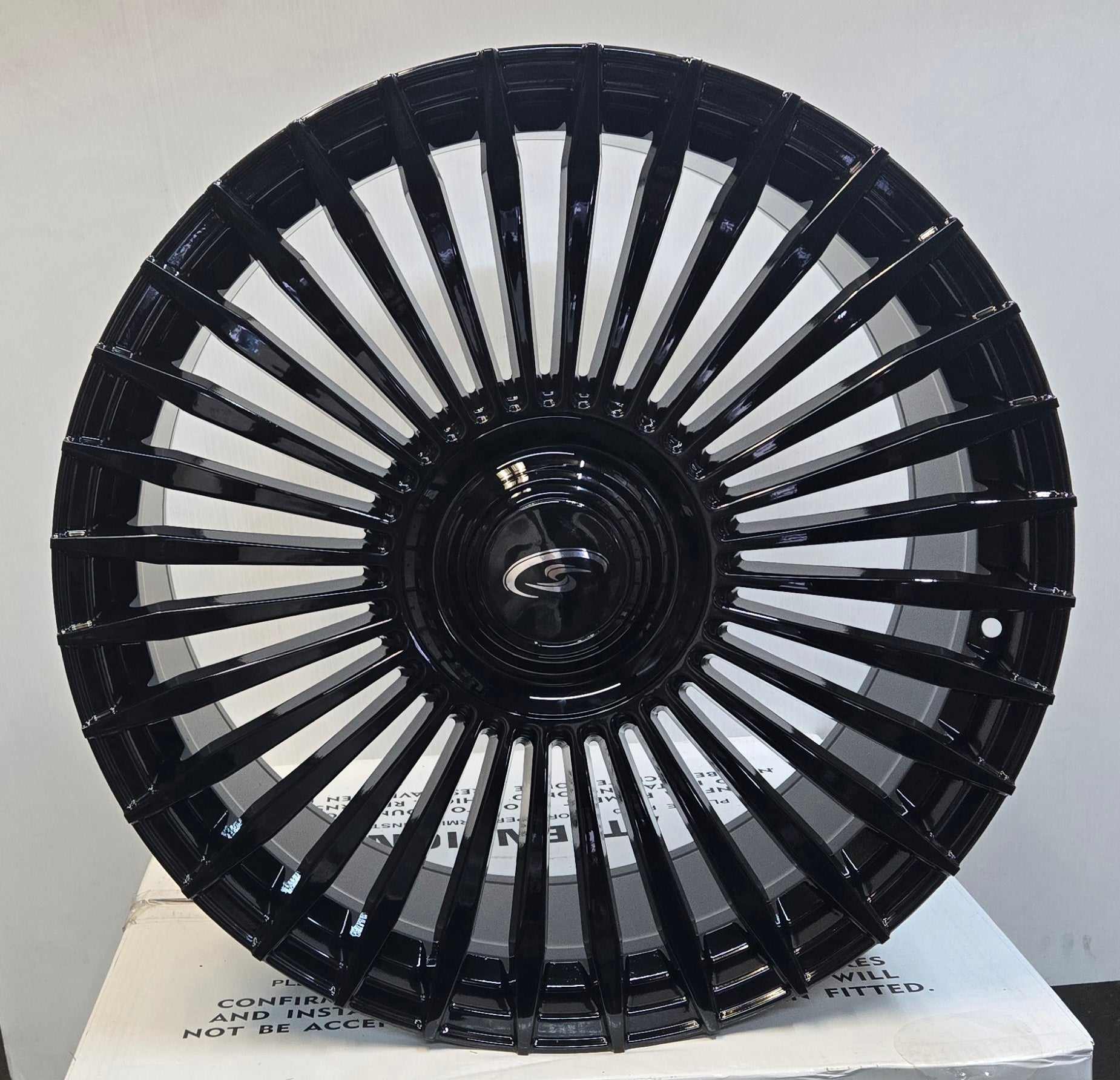 396F 22X9.5 6X135 6X139.7 GLOSS BLACK - Gun Hill Tire House (WTW - WHOLESALE TIRES & WHEELS)