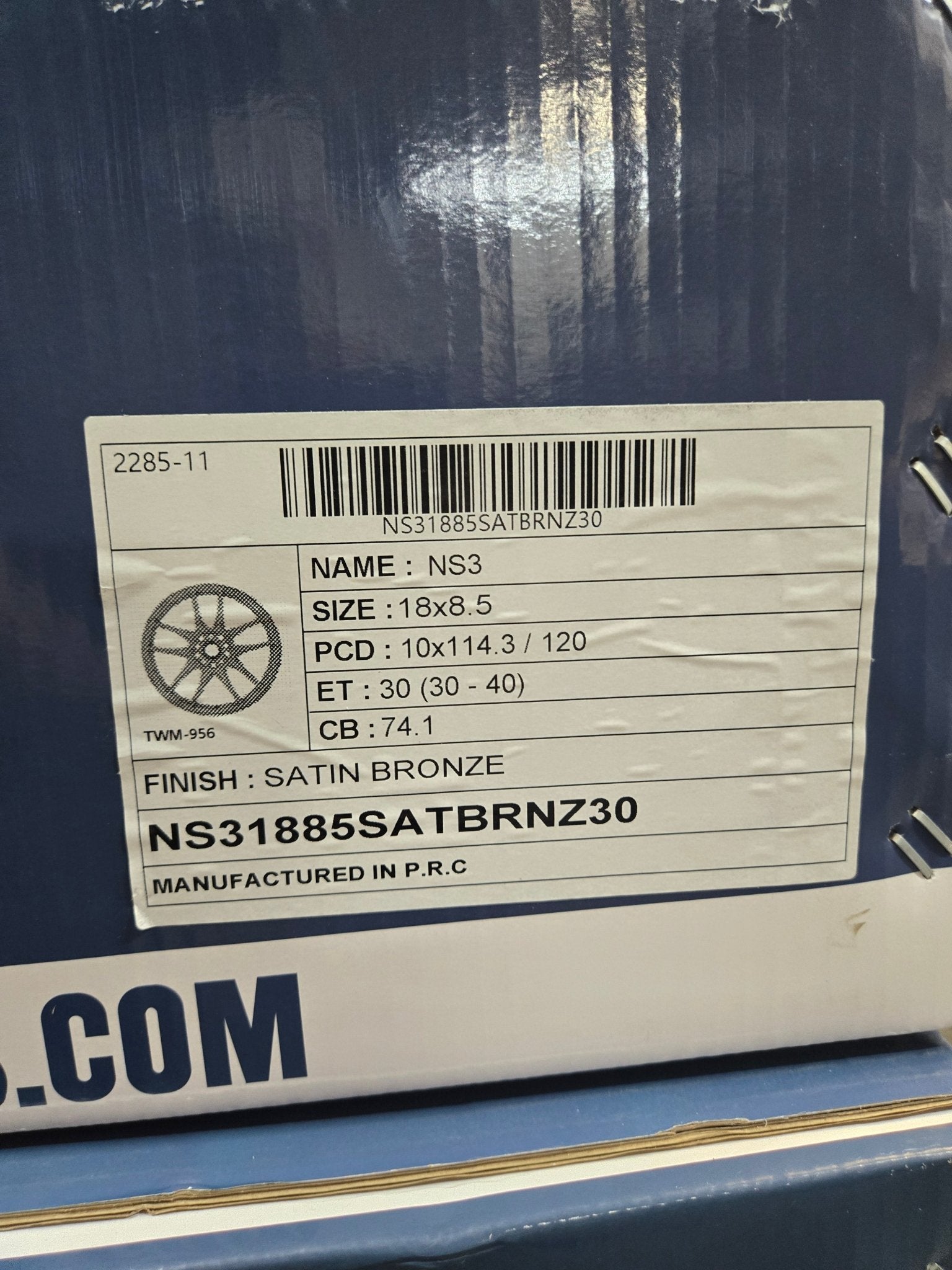 GWG NS3 18x8 5x114.3 / 5x120 SATIN BRONZE - Gun Hill Tire House (WTW - WHOLESALE TIRES & WHEELS)