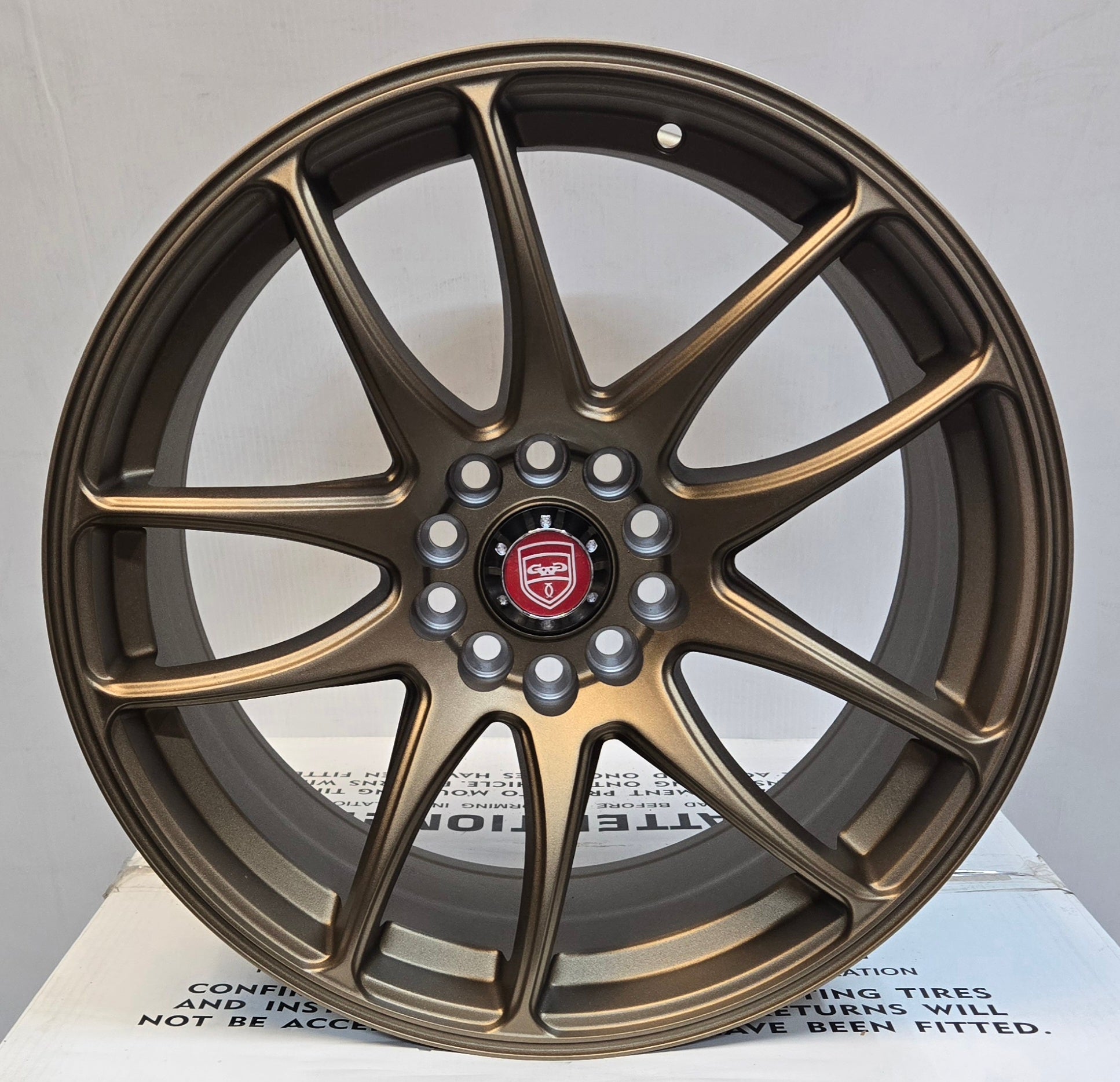 GWG NS3 18x8 5x114.3 / 5x120 SATIN BRONZE - Gun Hill Tire House (WTW - WHOLESALE TIRES & WHEELS)