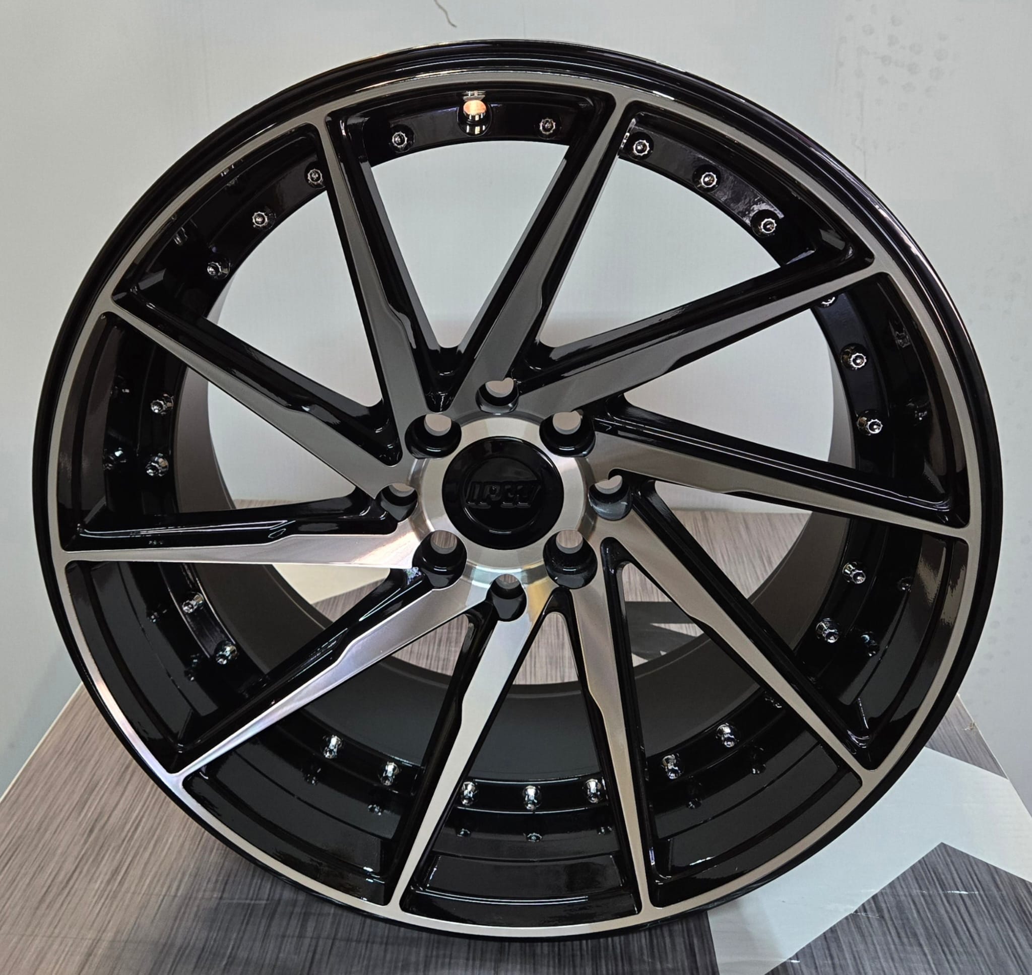 W511 17X8.5 4X100 4X114.3 BLACK MACHINED FACE - Gun Hill Tire House (WTW - WHOLESALE TIRES & WHEELS)