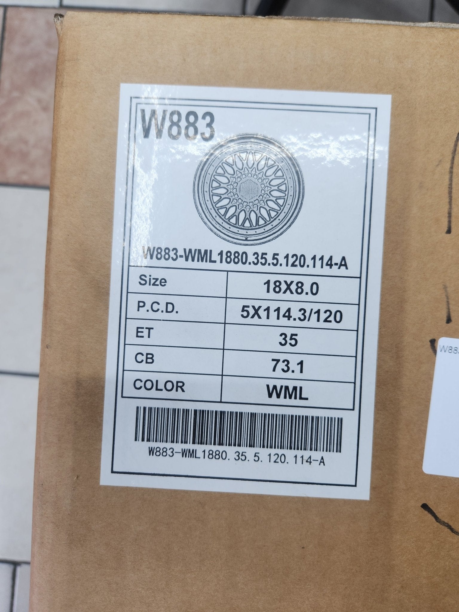 W883 WHEELS 18x8.0 5x112 - 5x4.5 WML - S - Gun Hill Tire House (WTW - WHOLESALE TIRES & WHEELS)