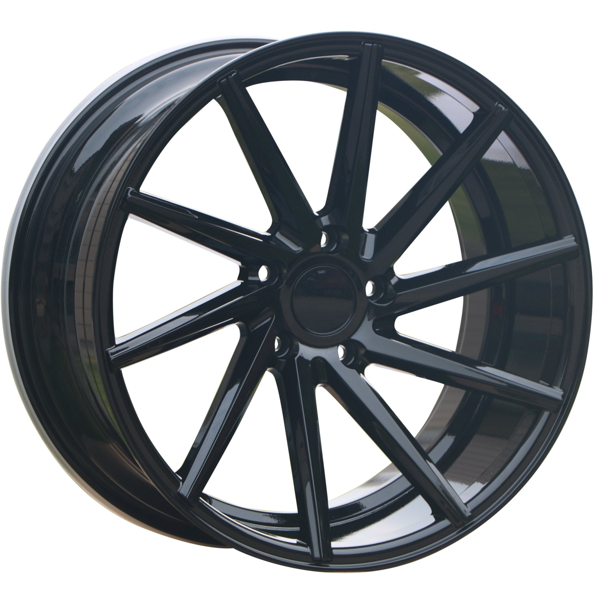 W013 19X8.5 5X112 5X112 5X114.3 GLOSS BLACK - Gun Hill Tire House (WTW - WHOLESALE TIRES & WHEELS)