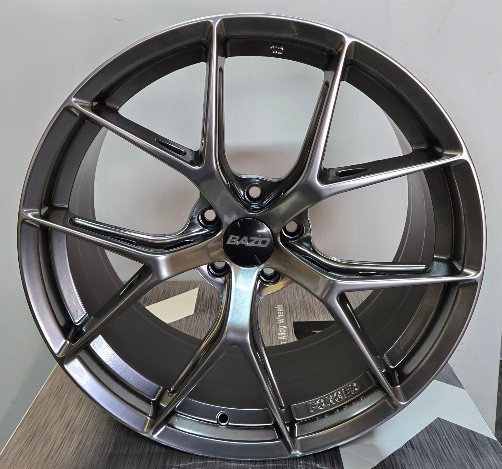 OE - 5423 FI - R REP 19x8.5 5x120 HYPER BLACK - Gun Hill Tire House (WTW - WHOLESALE TIRES & WHEELS)