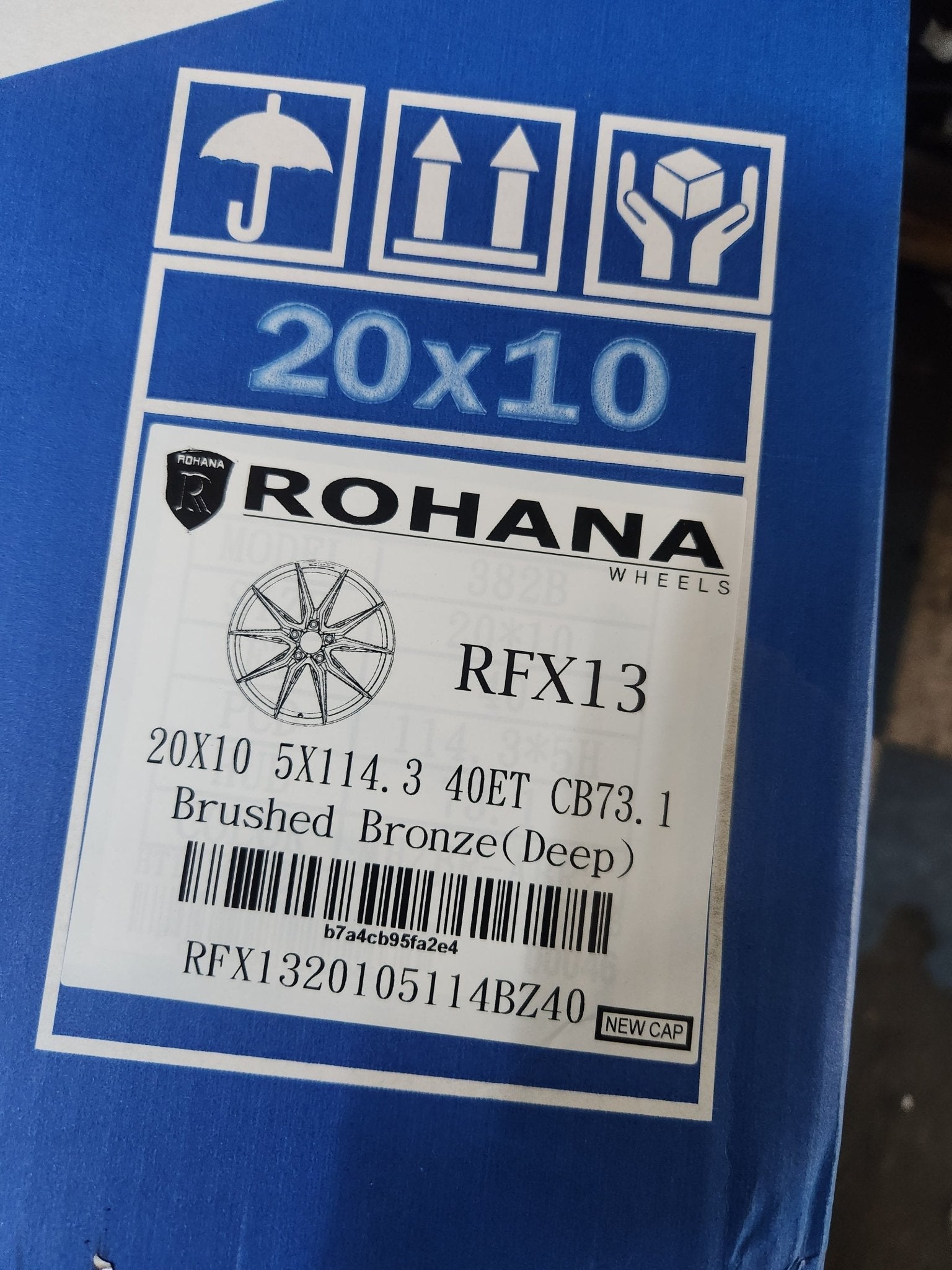 ROHANA RFX13 20x10 5x114.3 BRUSHED BRONZE - Gun Hill Tire House (WTW - WHOLESALE TIRES & WHEELS)