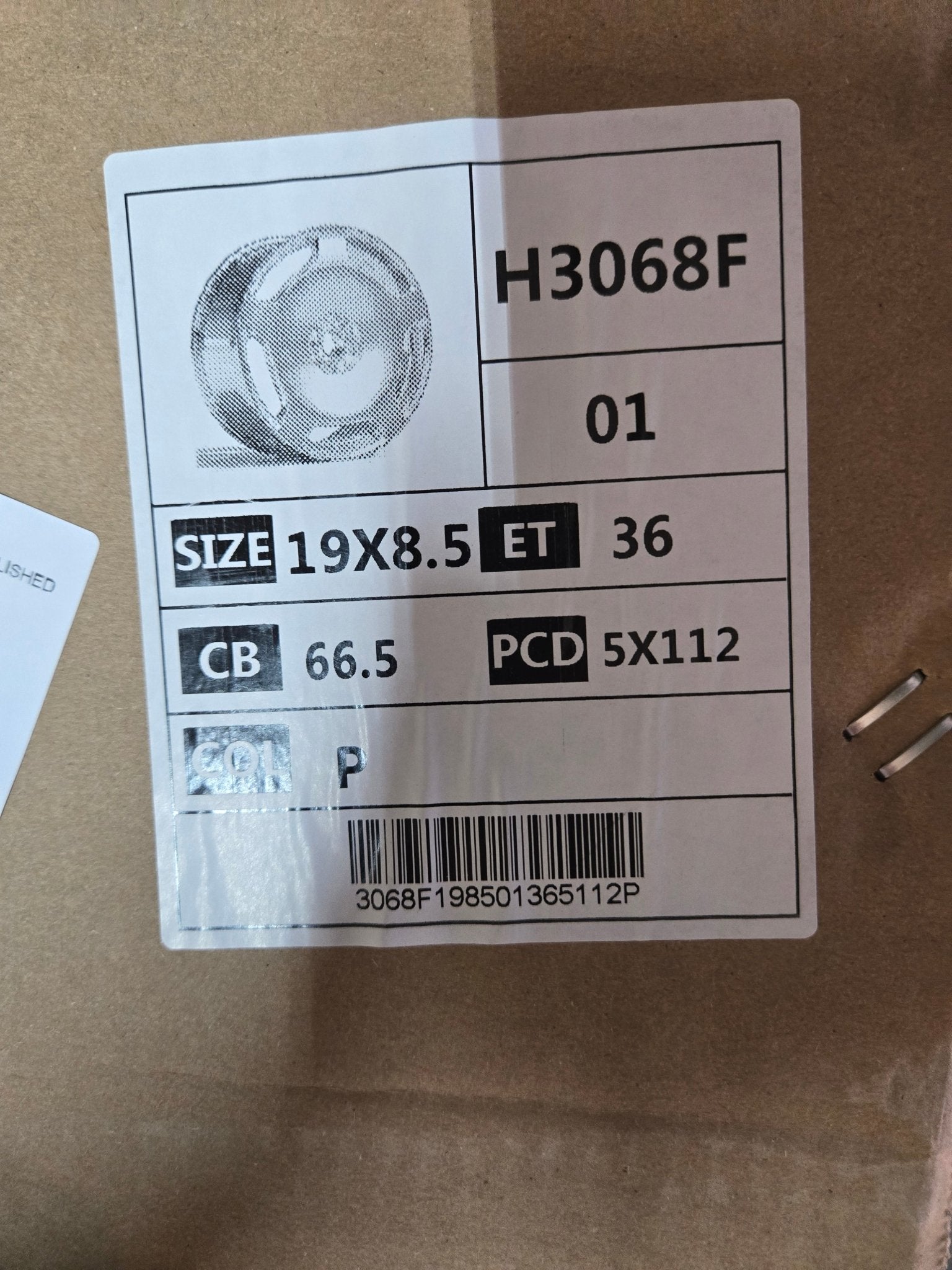 H3068 19x8.5 5x112 EXTRA HIGH SPEED POLISHED - Gun Hill Tire House (WTW - WHOLESALE TIRES & WHEELS)