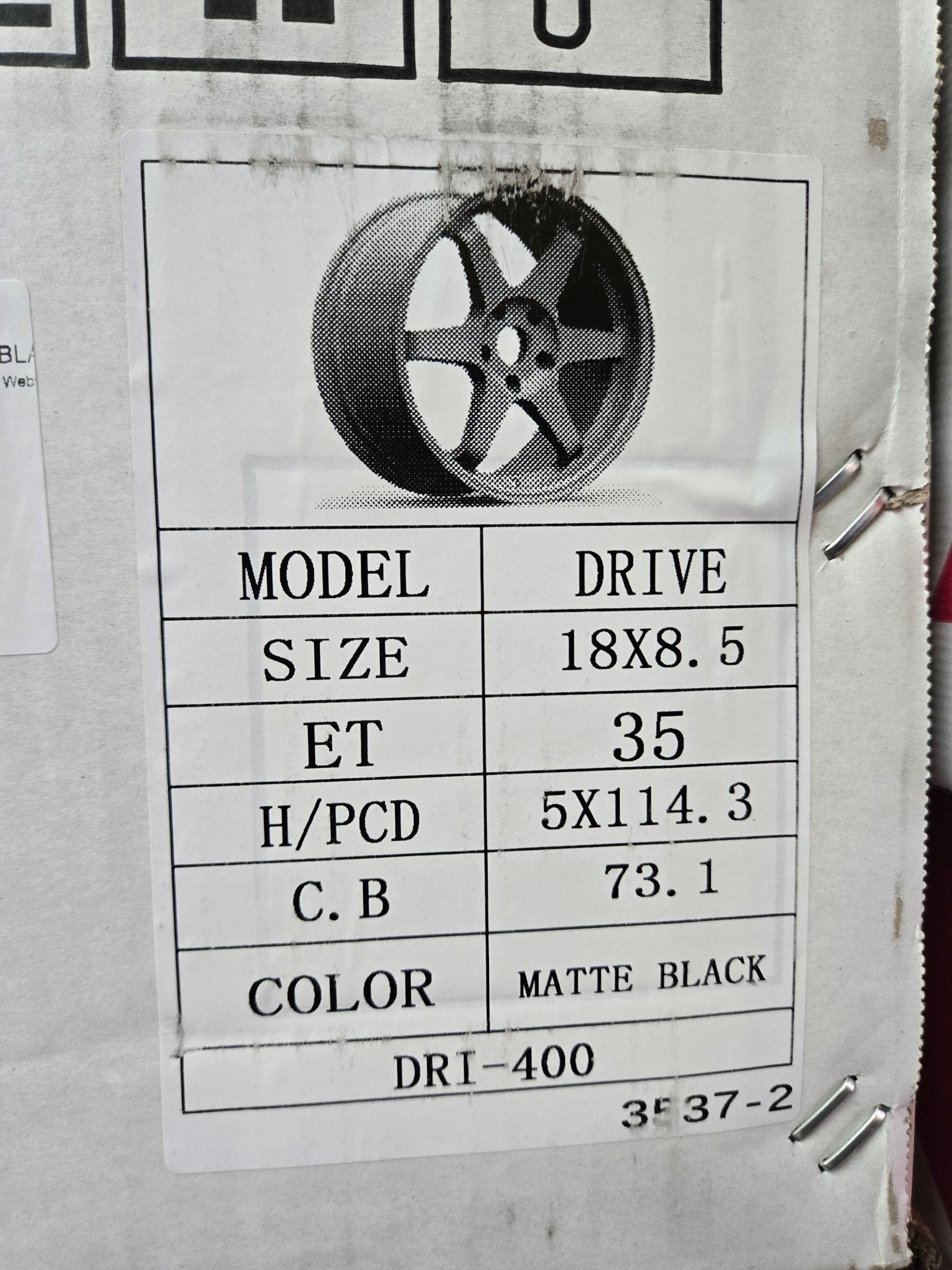 TRAKLITE DRIVE 18X8.5 5X114.3 MATTE BLACK - Gun Hill Tire House (WTW - WHOLESALE TIRES & WHEELS)