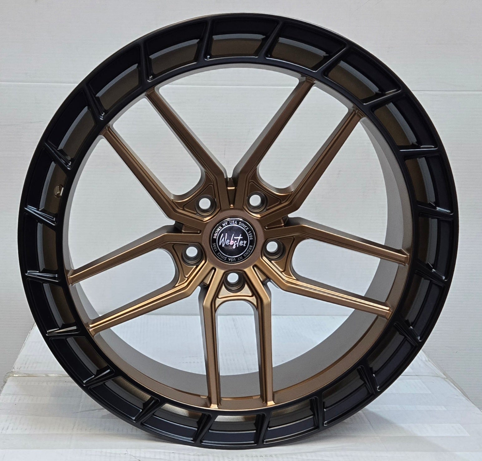 PEGASUSS 5587 20X9.0 5X114.3 BRONZE WITH BLACK LIP - Gun Hill Tire House (WTW - WHOLESALE TIRES & WHEELS)