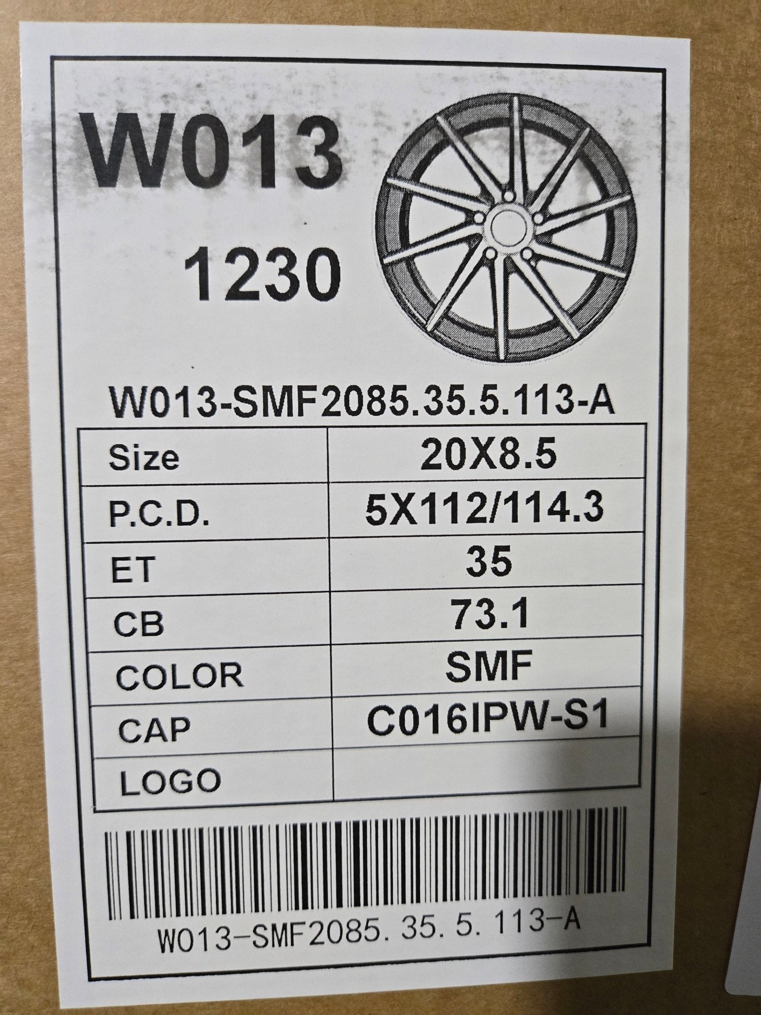 W013 20x8.5 5X112 5x114.3 SILVER MACHINE FACE - Gun Hill Tire House (WTW - WHOLESALE TIRES & WHEELS)