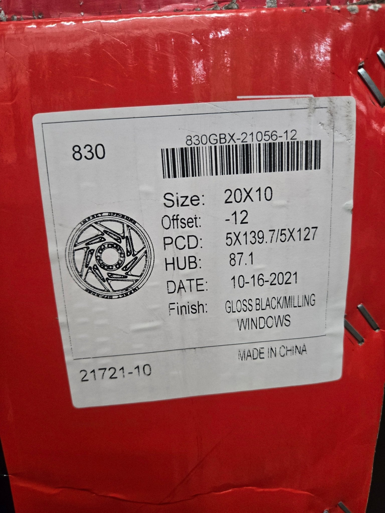 IMPACK 830 20X10 5X127 5X139.7 - Gun Hill Tire House (WTW - WHOLESALE TIRES & WHEELS)