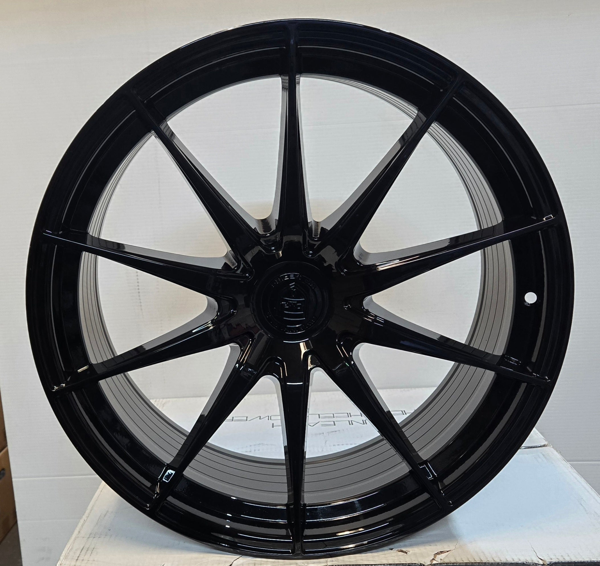 GWG HP4 20X9.0 BLANK GLOSS BLACK - Gun Hill Tire House (WTW - WHOLESALE TIRES & WHEELS)