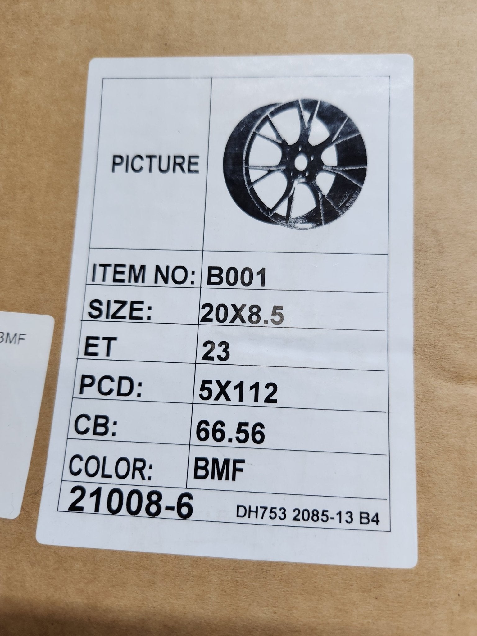 B001 20X8.5 5X112 BLACK MACHINE FACE - Gun Hill Tire House (WTW - WHOLESALE TIRES & WHEELS)