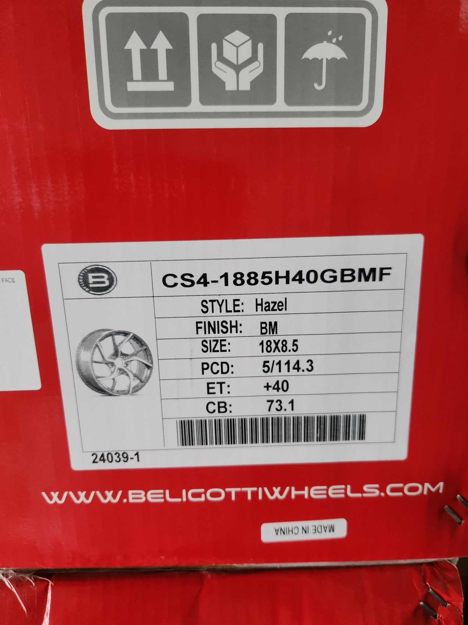 OE - 5466 VMF STYLE 18x8.5 5x114.3 GLOSS BLACK MACHINE FACE - Gun Hill Tire House (WTW - WHOLESALE TIRES & WHEELS)