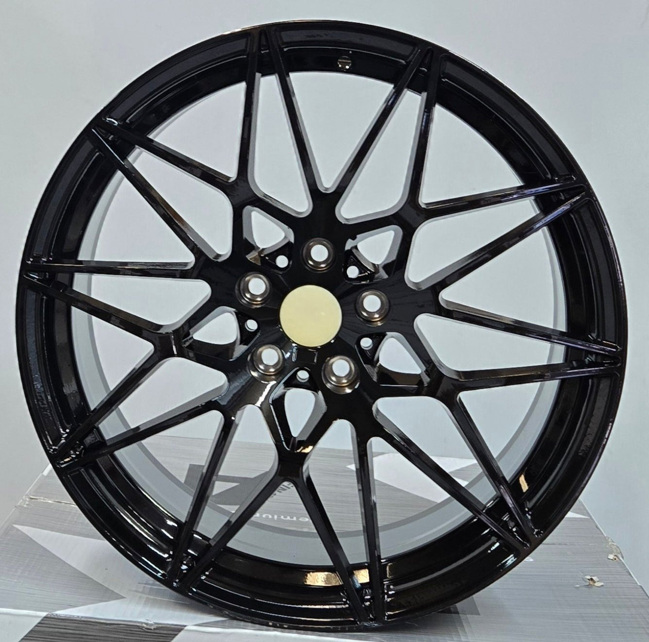 F - 23 666M STYLE 19x8.5 5x120 GLOSS BLACK - Gun Hill Tire House (WTW - WHOLESALE TIRES & WHEELS)
