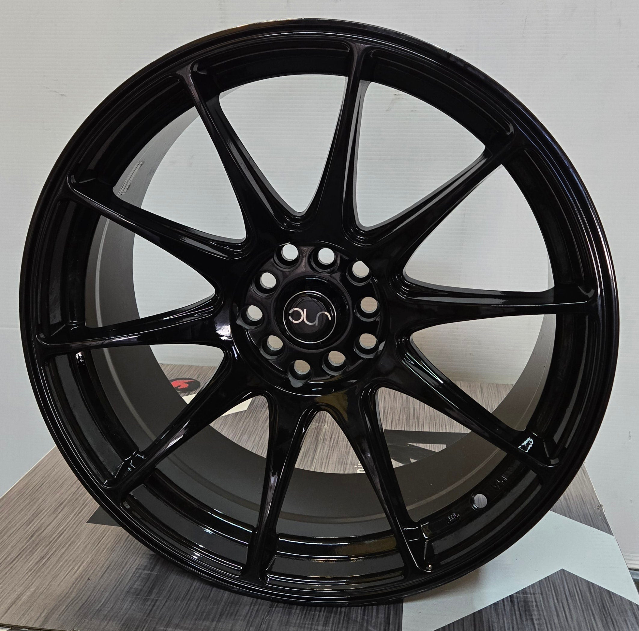 527A/B 18X8.0 5X100 5X114.3 PIANO BLACK - Gun Hill Tire House (WTW - WHOLESALE TIRES & WHEELS)