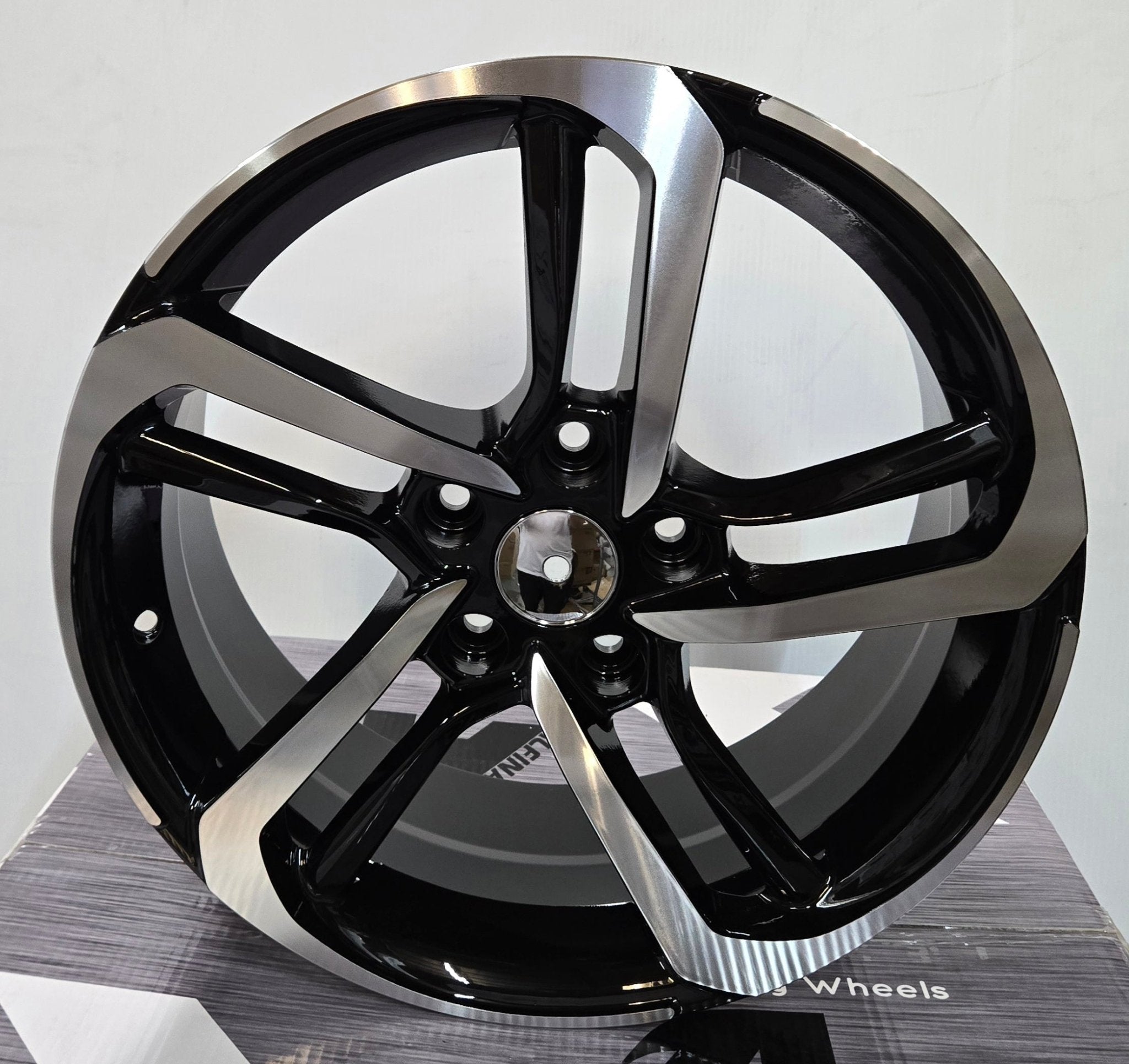 OE04 DX - 218 17x7.5 5x114.3 GLOSS BLACK MACHINE FACE8 h839F - Gun Hill Tire House (WTW - WHOLESALE TIRES & WHEELS)