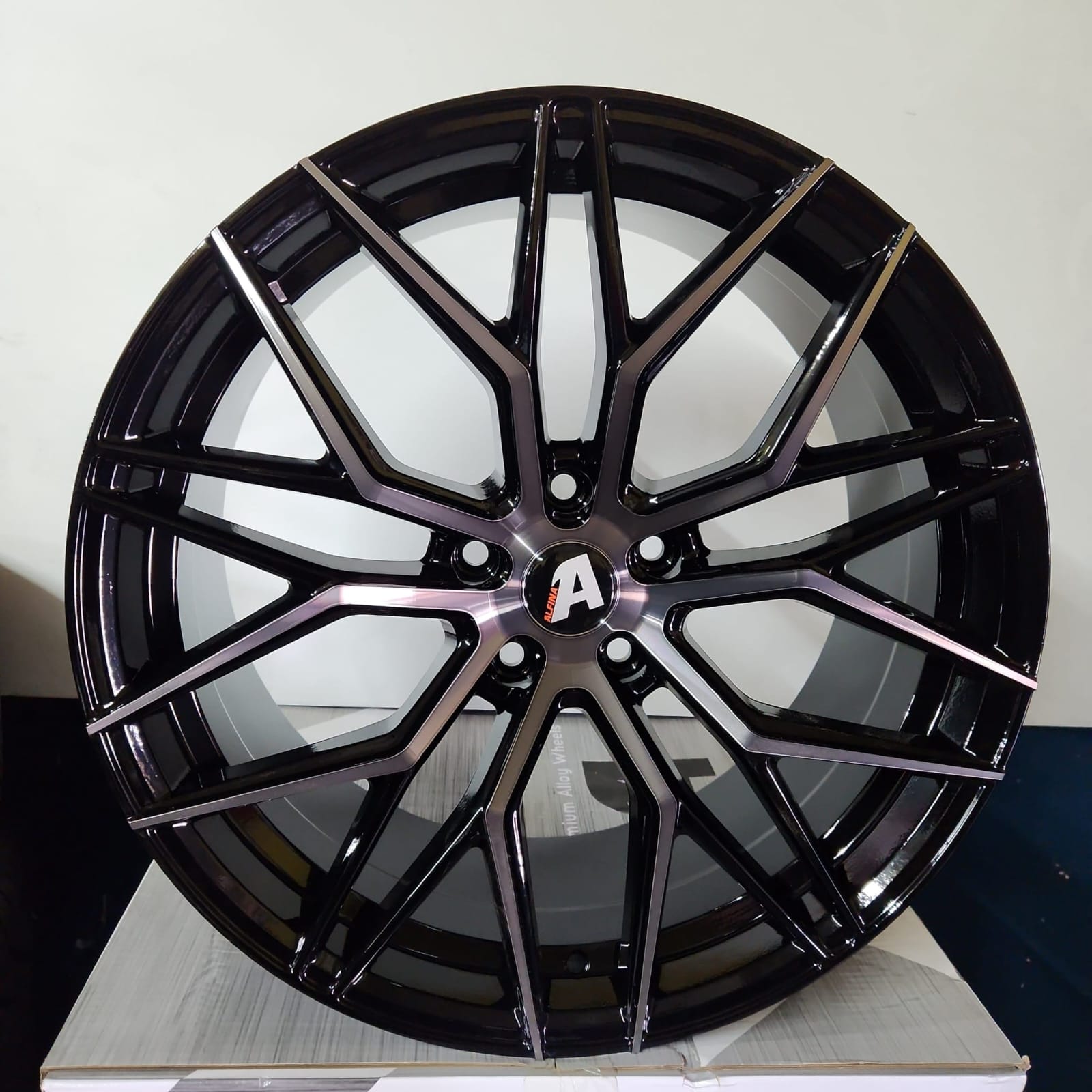 AF303 20x9.0 BLANK PIANO BLACK MACHINED - Gun Hill Tire House (WTW - WHOLESALE TIRES & WHEELS)