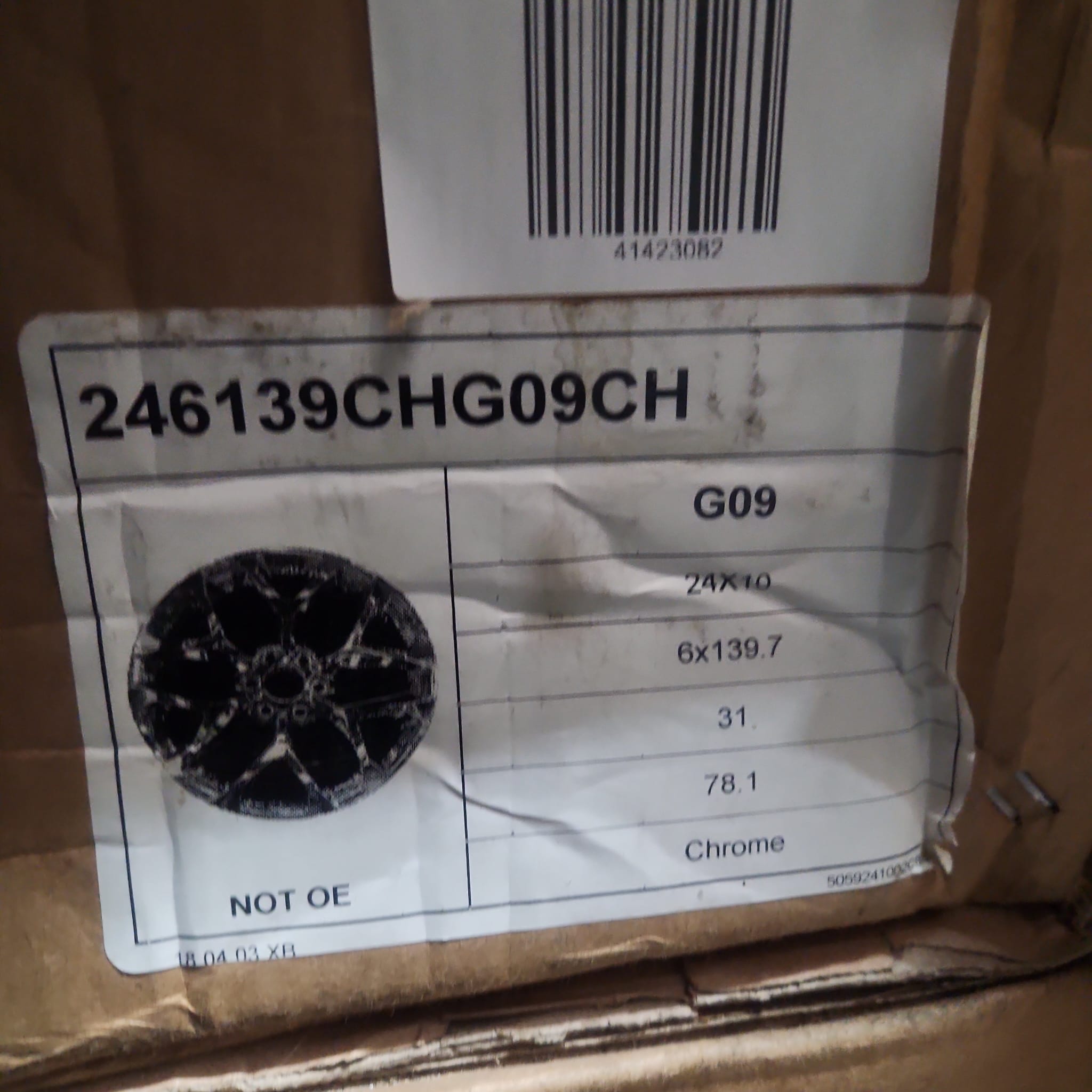 G09 24X10 6X5.5 CHROME - Gun Hill Tire House (WTW - WHOLESALE TIRES & WHEELS)