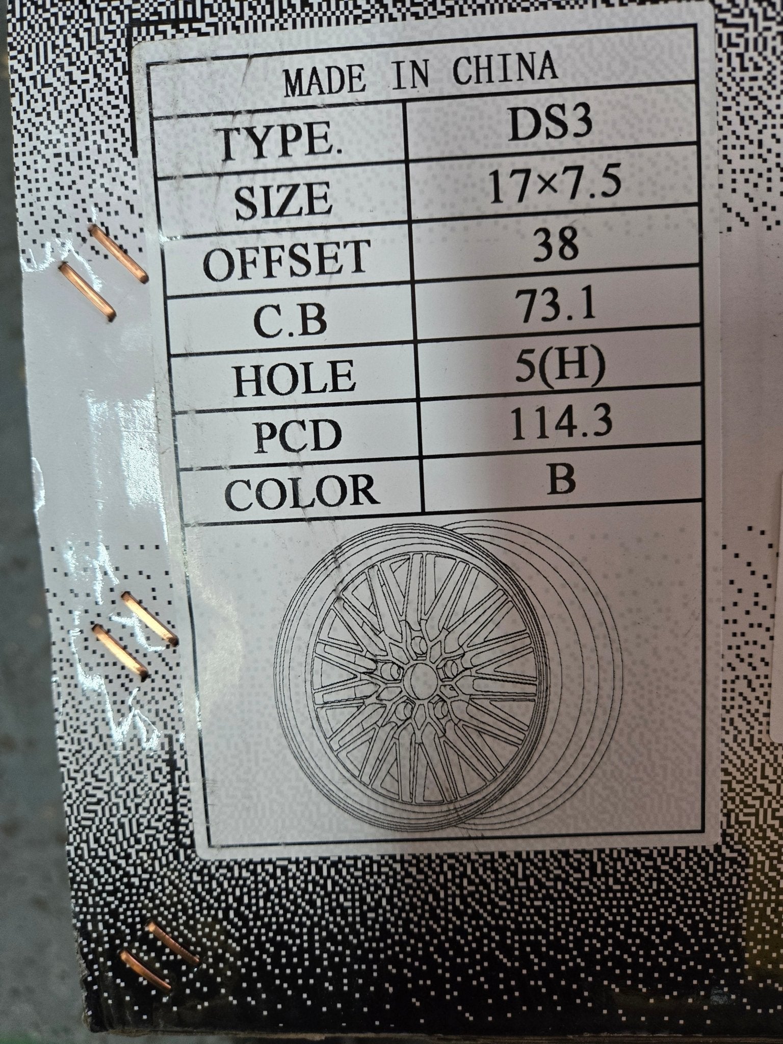 DRASTIC DS3 - M 17x7.5 5x114.3 BLACK - Gun Hill Tire House (WTW - WHOLESALE TIRES & WHEELS)