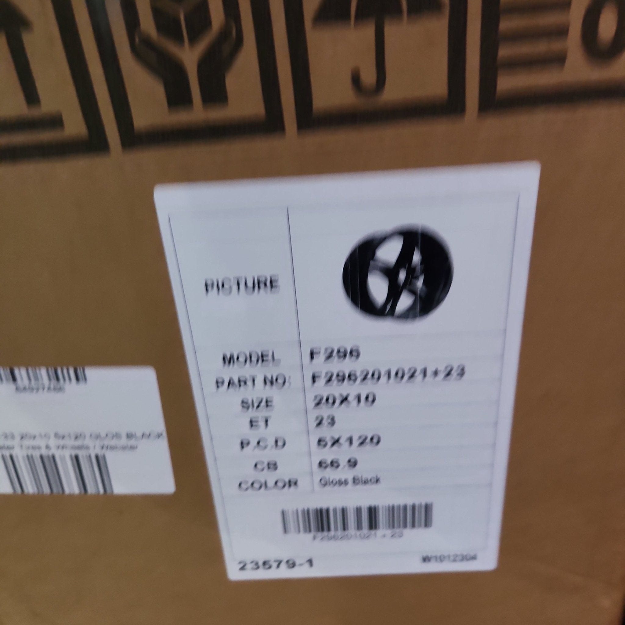 OE - 21919 - 36 20x10 5x120 GLOSS BLACK - Gun Hill Tire House (WTW - WHOLESALE TIRES & WHEELS)