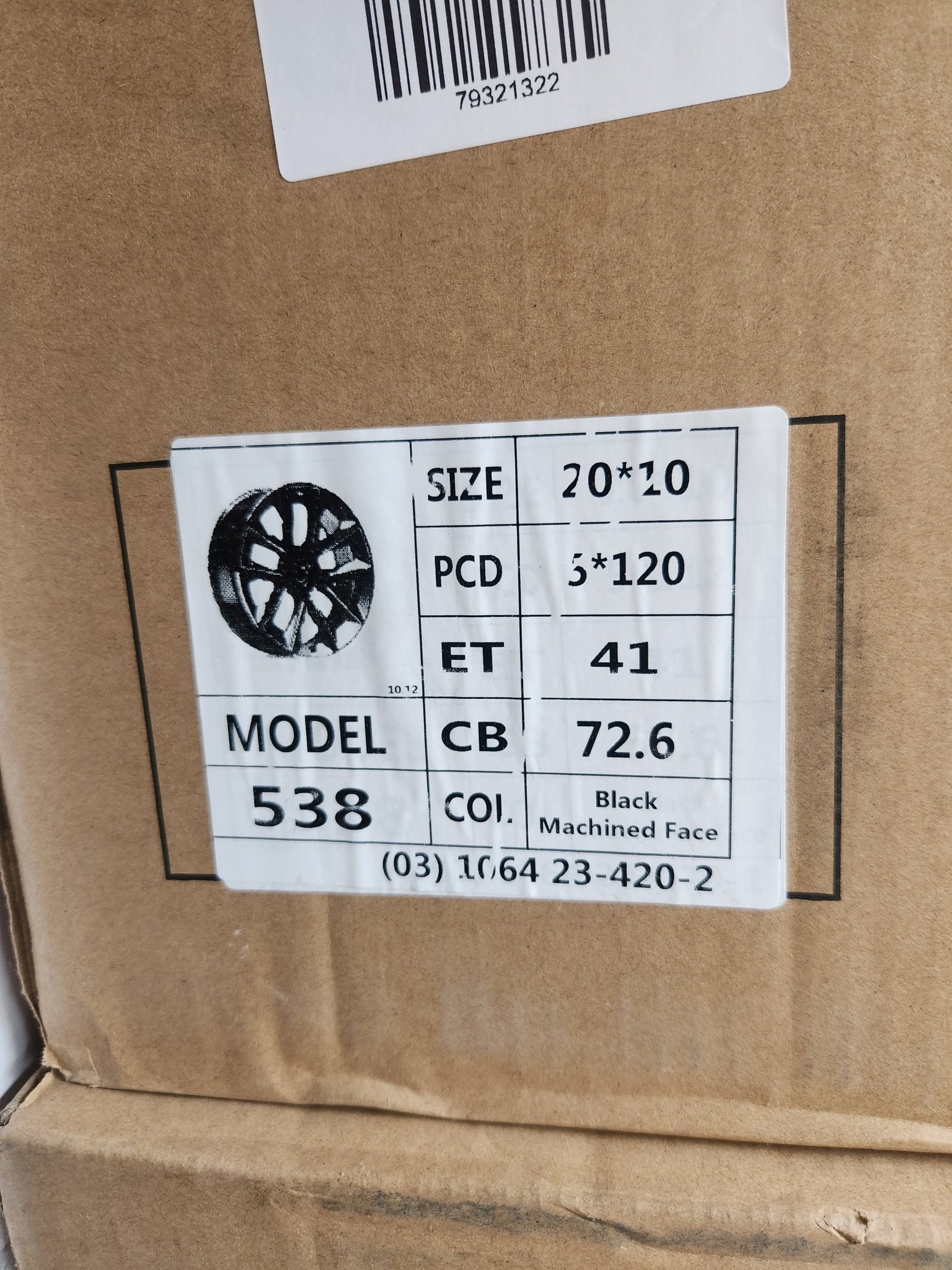 OE - 538 909M STYLE 20x10.0 5x120 GLOSS BLACK MACHINED FACE - Gun Hill Tire House (WTW - WHOLESALE TIRES & WHEELS)