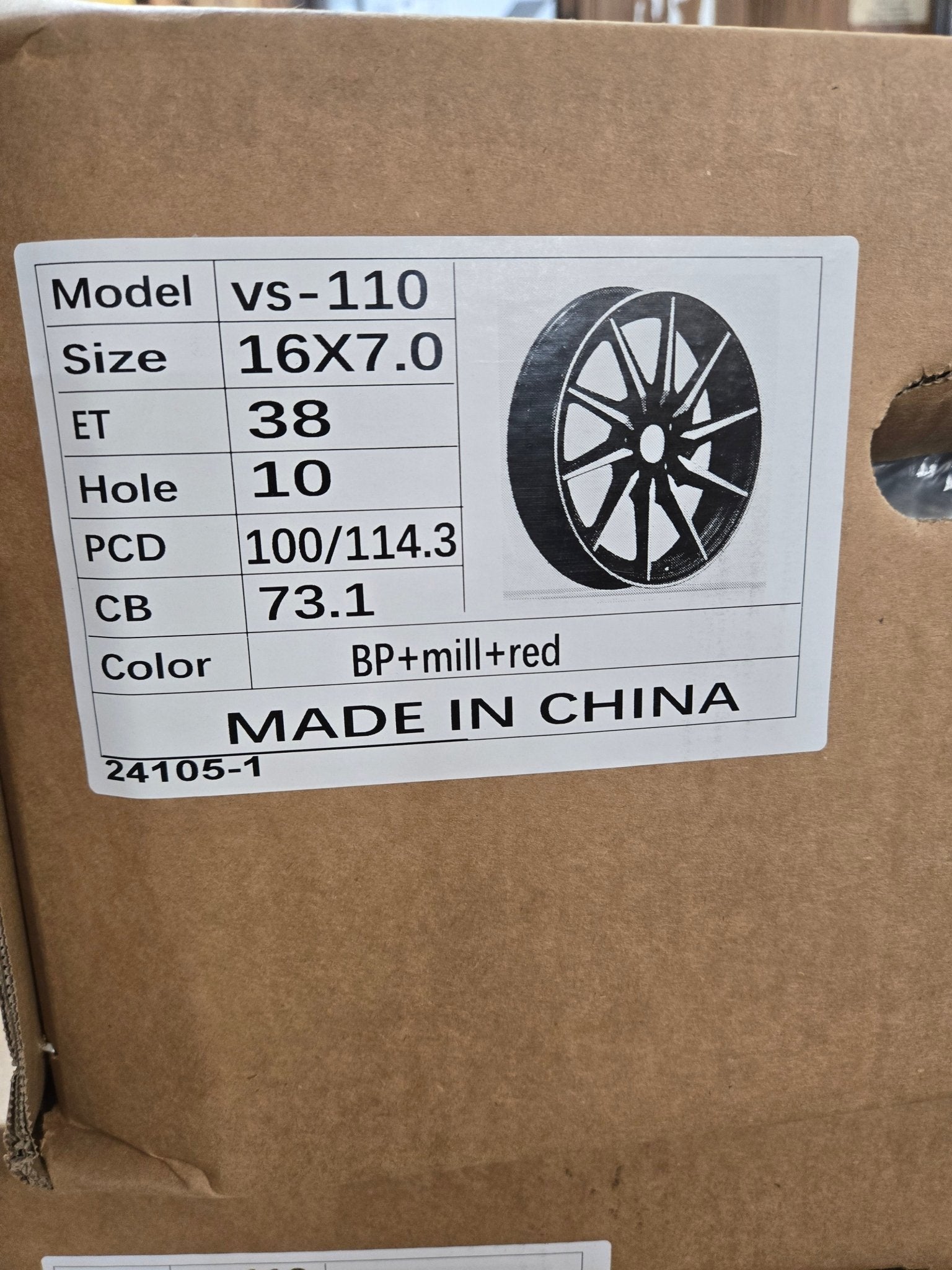 PEGASUS - 1067 16x7.0 5x100 5x114.3 GLOSS BLACK MACHINED FACE RED MILLED - Gun Hill Tire House (WTW - WHOLESALE TIRES & WHEELS)