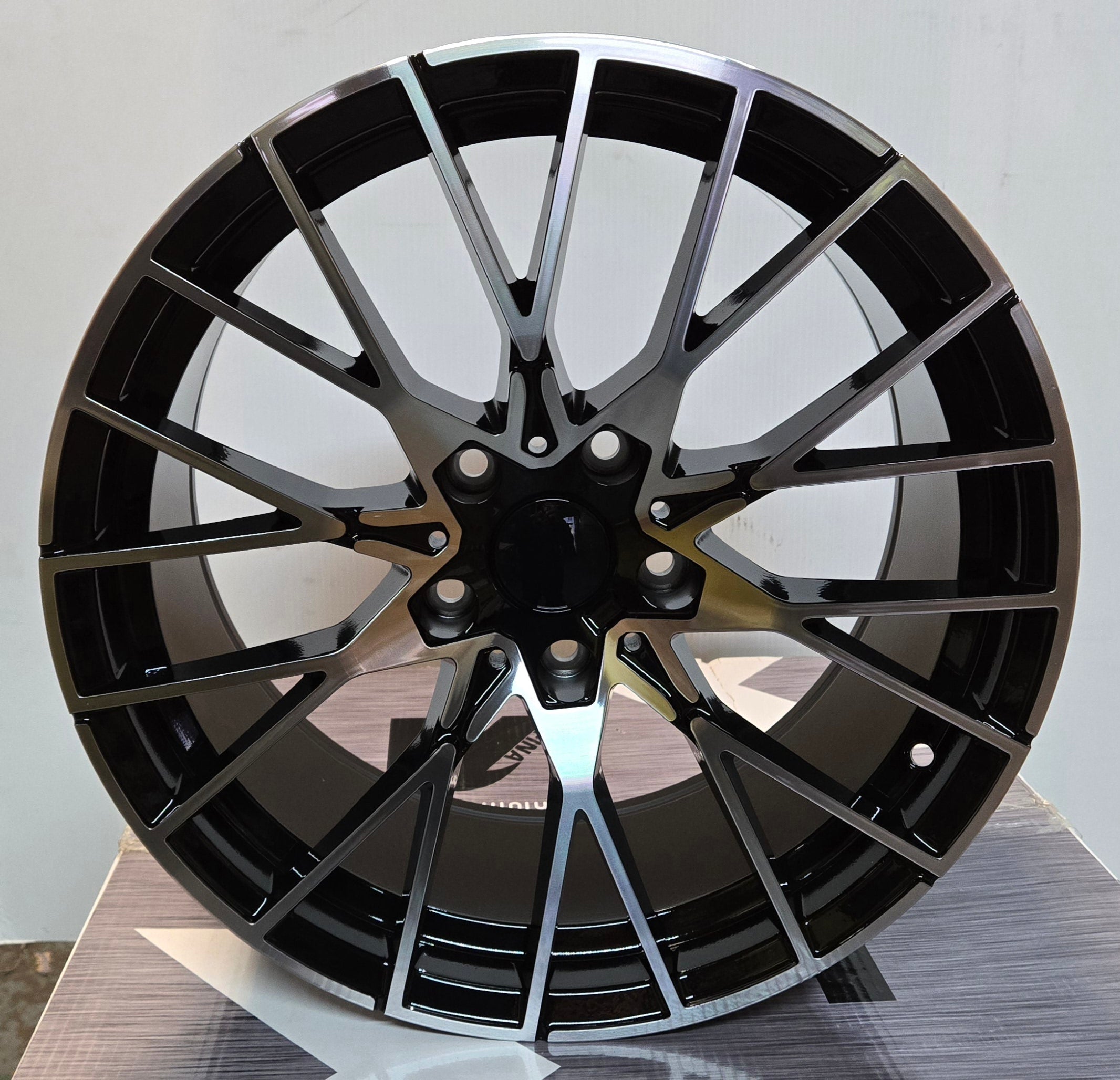 B1981 788M 18X9 5X114.3 PIANO BLACK MACHINED FACE - Gun Hill Tire House (WTW - WHOLESALE TIRES & WHEELS)