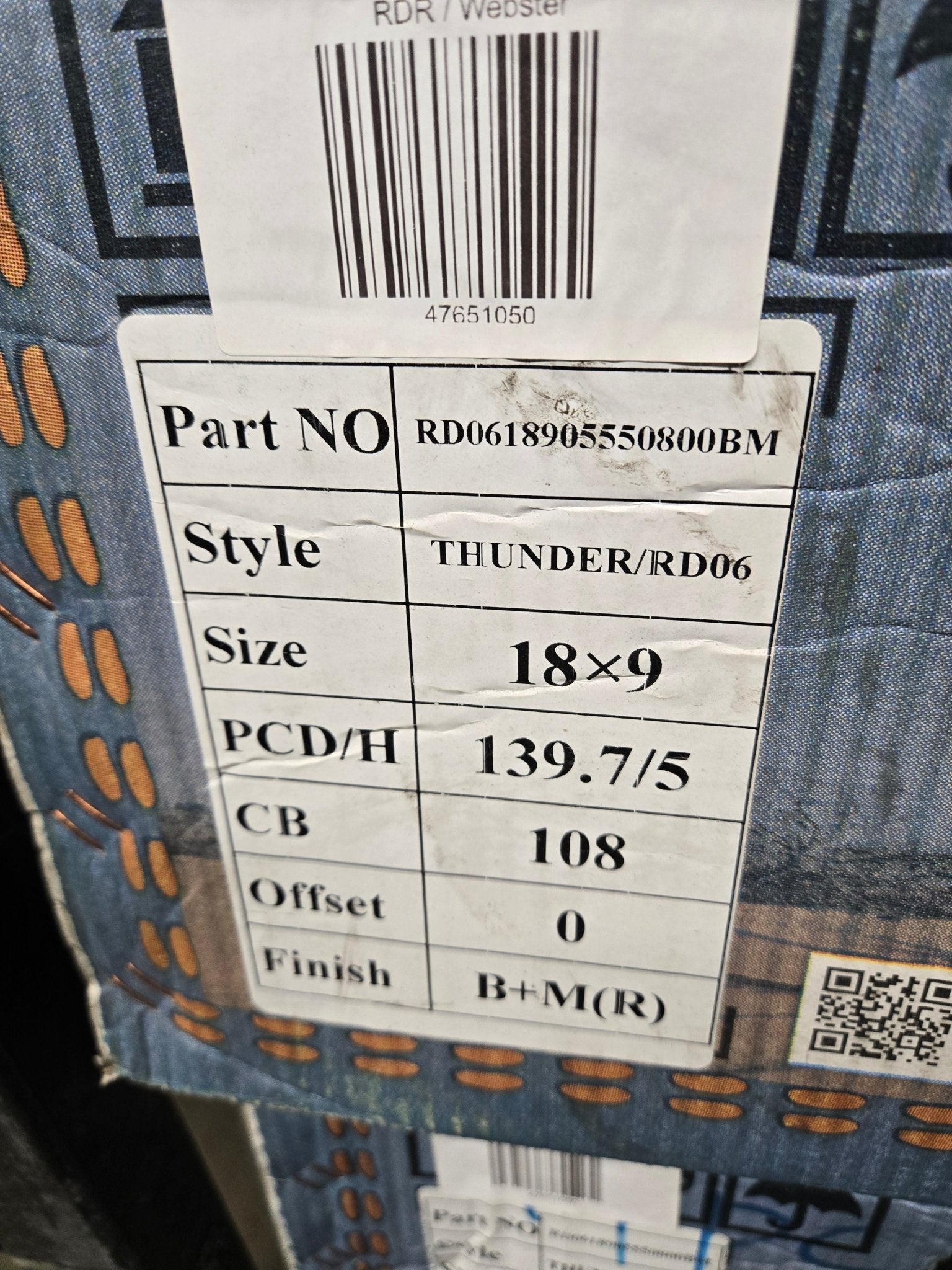 RDR RED DIRT THUNDER/ RD06N 18 6X135 + 6X5.5 MFB + M - Gun Hill Tire House (WTW - WHOLESALE TIRES & WHEELS)