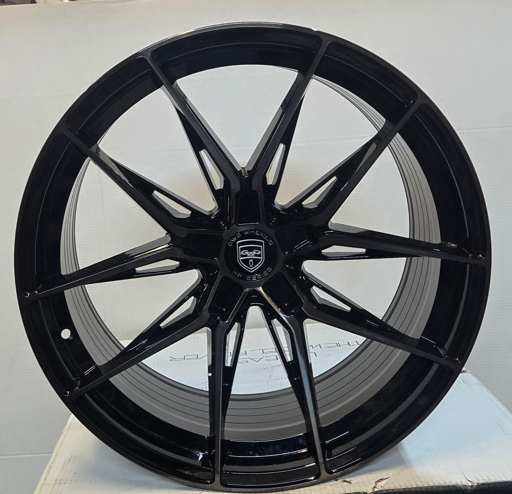 GWG HP1 20X9.0 BLANK GLOSS BLACK DARK TINT - Gun Hill Tire House (WTW - WHOLESALE TIRES & WHEELS)