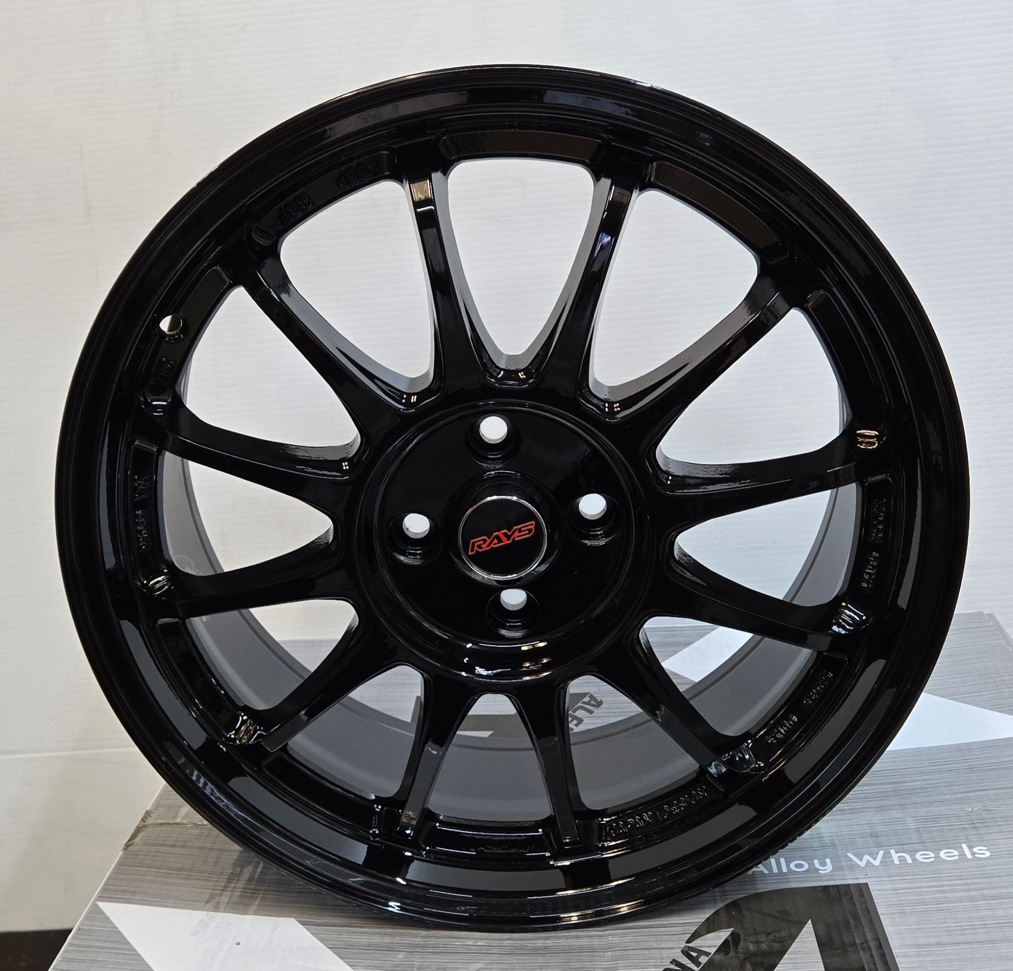 188C 17x7.5 4x100 GLOSS BLACK - Gun Hill Tire House (WTW - WHOLESALE TIRES & WHEELS)