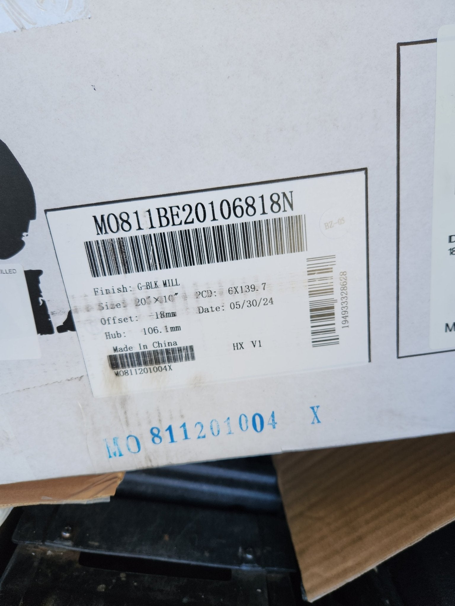 MONTORO MO81 COMBAT 20x10 6x139.7 GLOSS BLACK MILLED - Gun Hill Tire House (WTW - WHOLESALE TIRES & WHEELS)