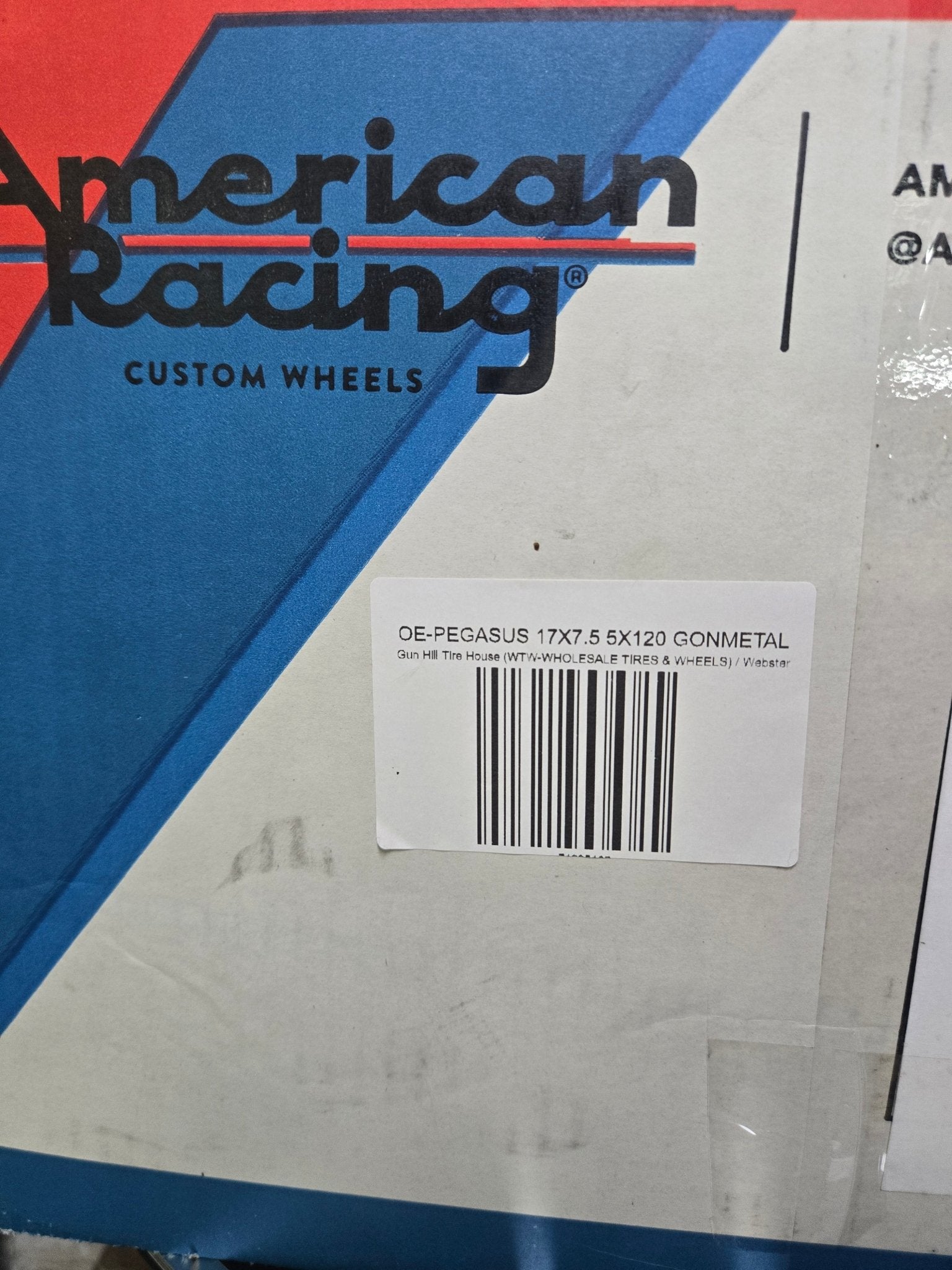 PEGASUS 17X7.5 5X120 GONMETAL - Gun Hill Tire House (WTW - WHOLESALE TIRES & WHEELS)