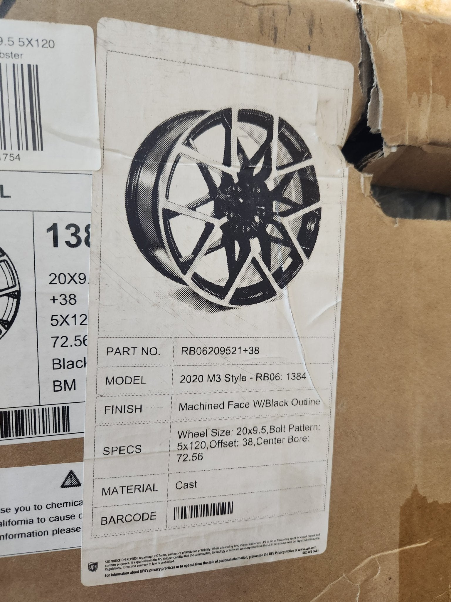 758 WHEELS 20X9.5 5X120 BLACK MACHINE FACE - Gun Hill Tire House (WTW - WHOLESALE TIRES & WHEELS)