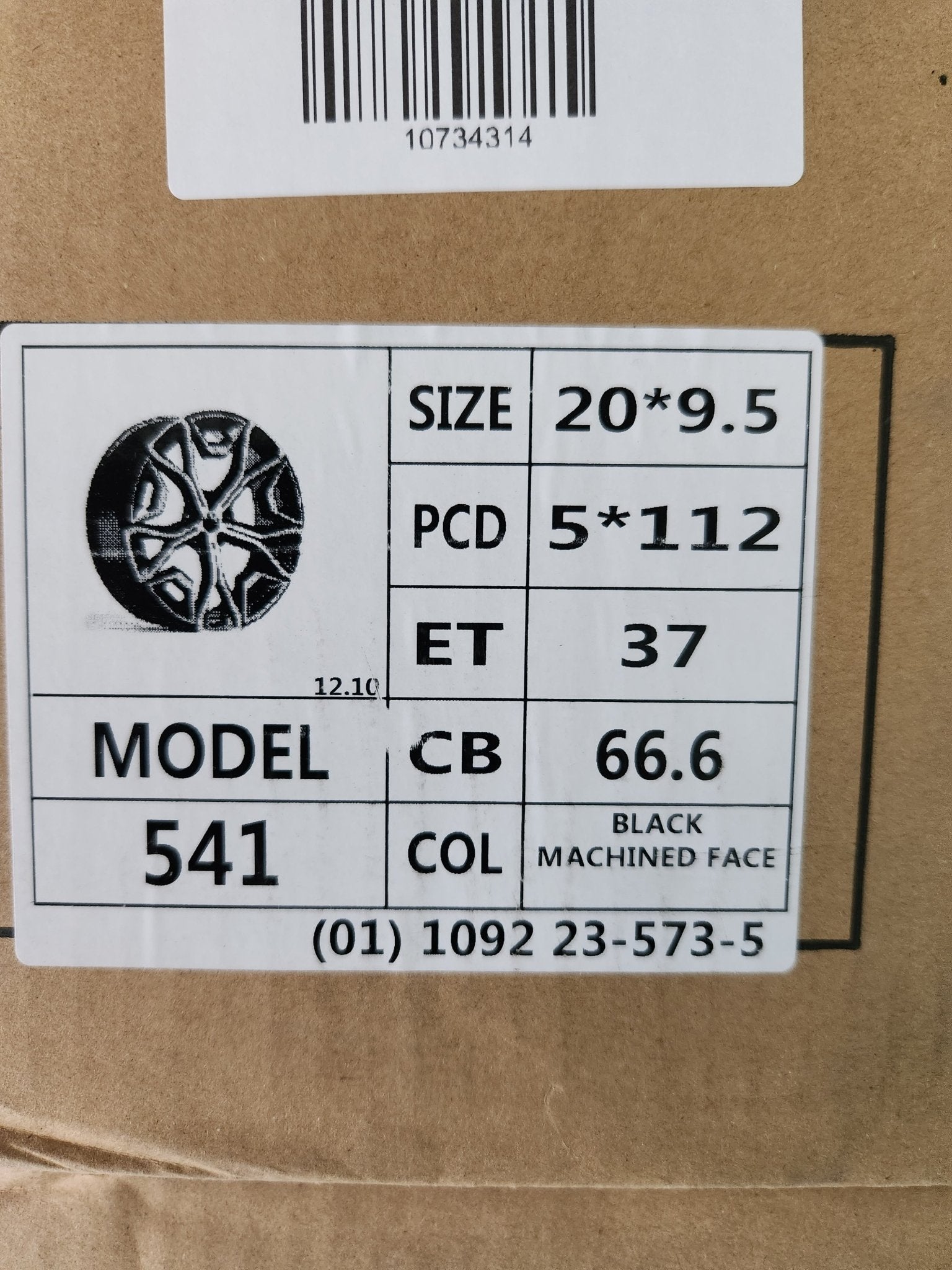 OE - 541 1021M STYLE 20x9.5 5x112 GLOSS BLACK MACHINE FACE - Gun Hill Tire House (WTW - WHOLESALE TIRES & WHEELS)