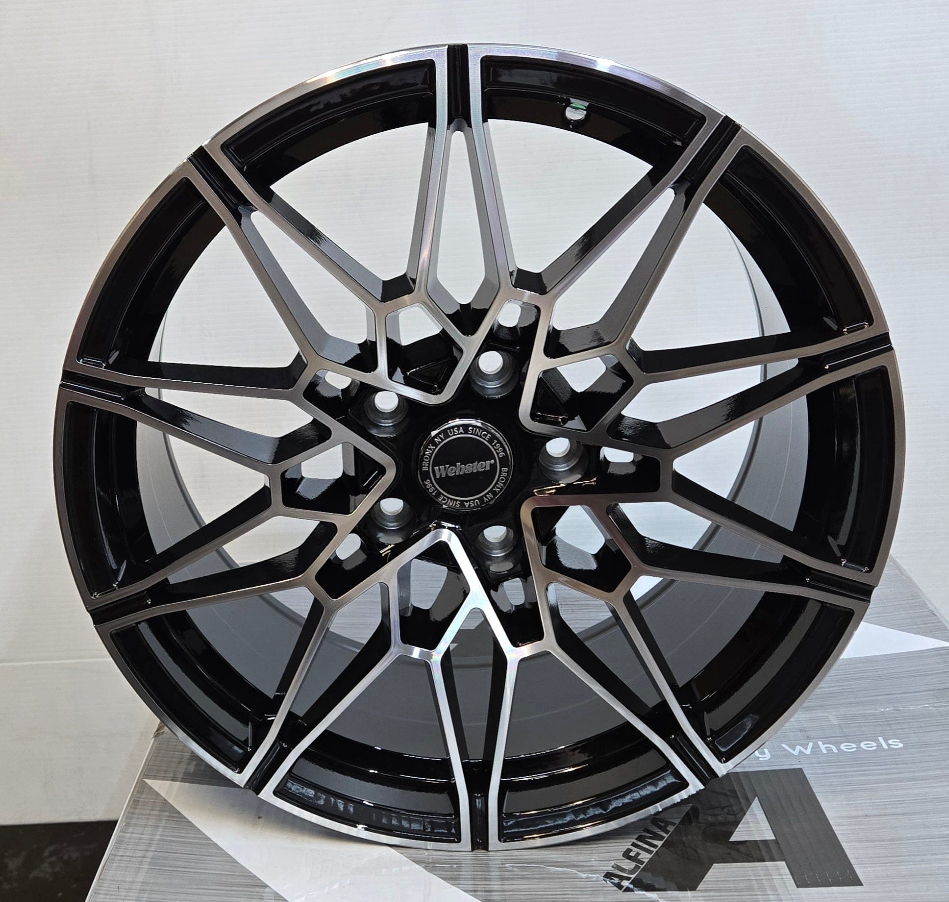 RPL - 5075 826M STYLE 18x8.0 5x120 GLOSS BLACK MACHINED FACE - Gun Hill Tire House (WTW - WHOLESALE TIRES & WHEELS)