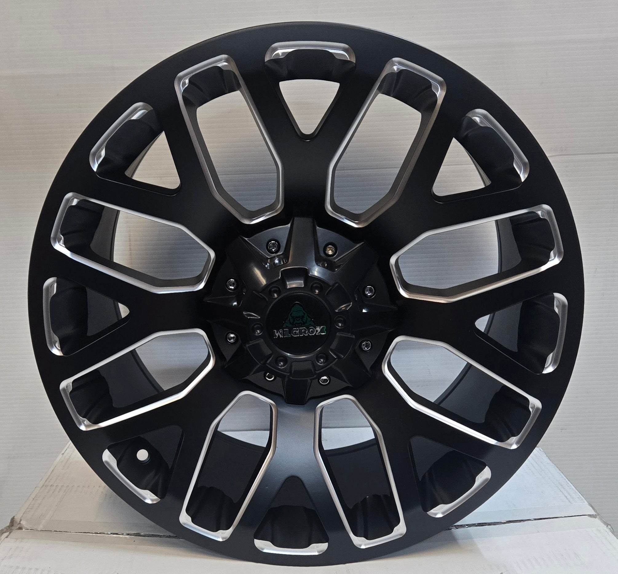 188104 18x9.0 6x139.7 MATT BLACK MILLING - Gun Hill Tire House (WTW - WHOLESALE TIRES & WHEELS)